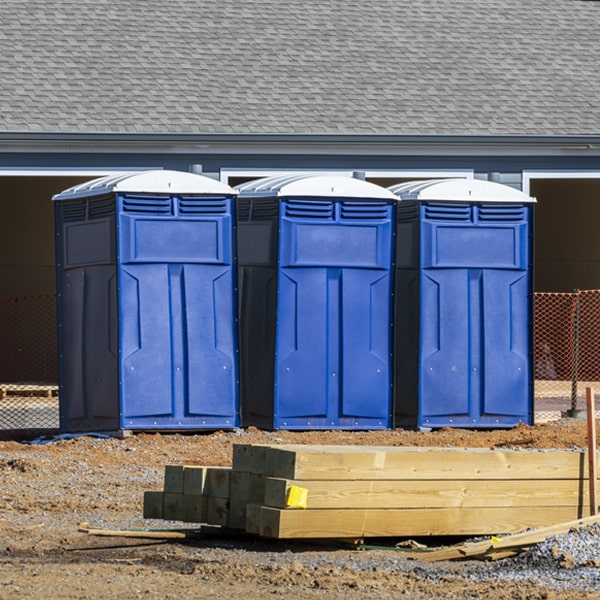 how do you ensure the porta potties are secure and safe from vandalism during an event in Laurier